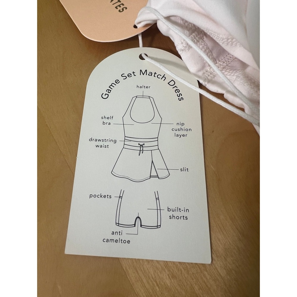 Game set match dress  white size L - Picture 10 of 10